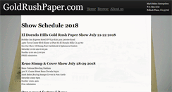 Desktop Screenshot of goldrushpaper.com